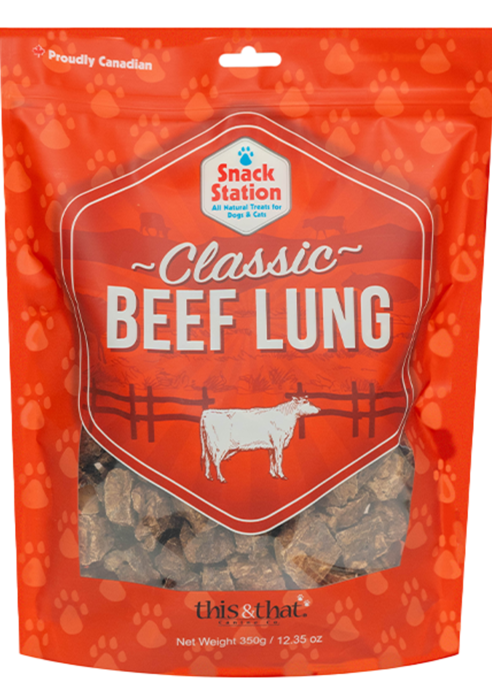 This & That Snack Station Beef Lung 350g
