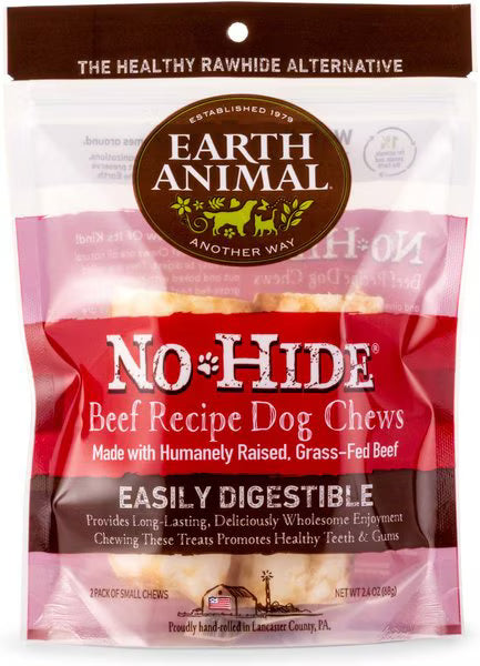 Earth Animal 2 Pack (No Hide Beef Small Rolls)