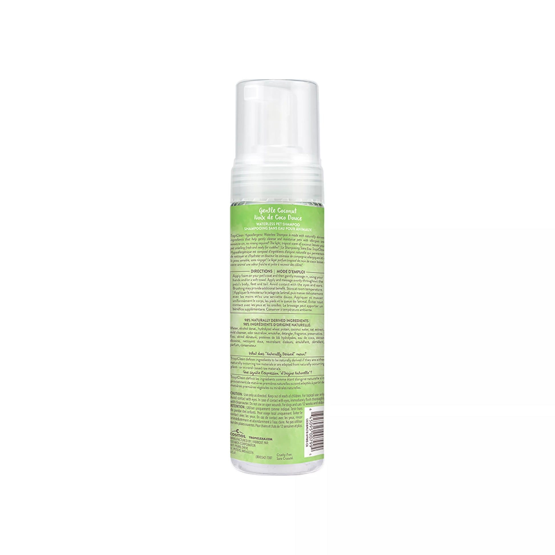 Tropiclean Waterless Shampoo Hypoallergenic