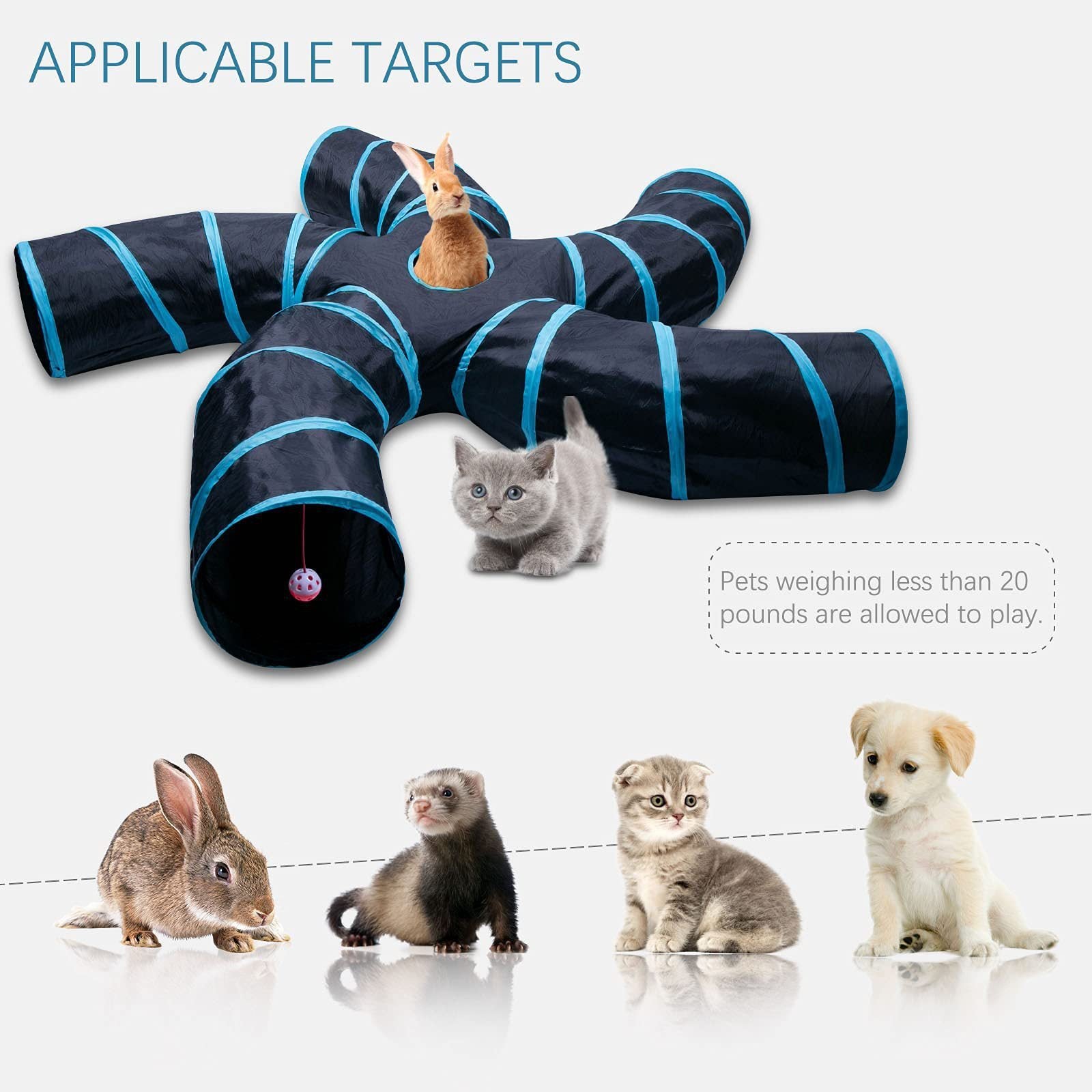 Tree Pattern Tunnel Cat Toy