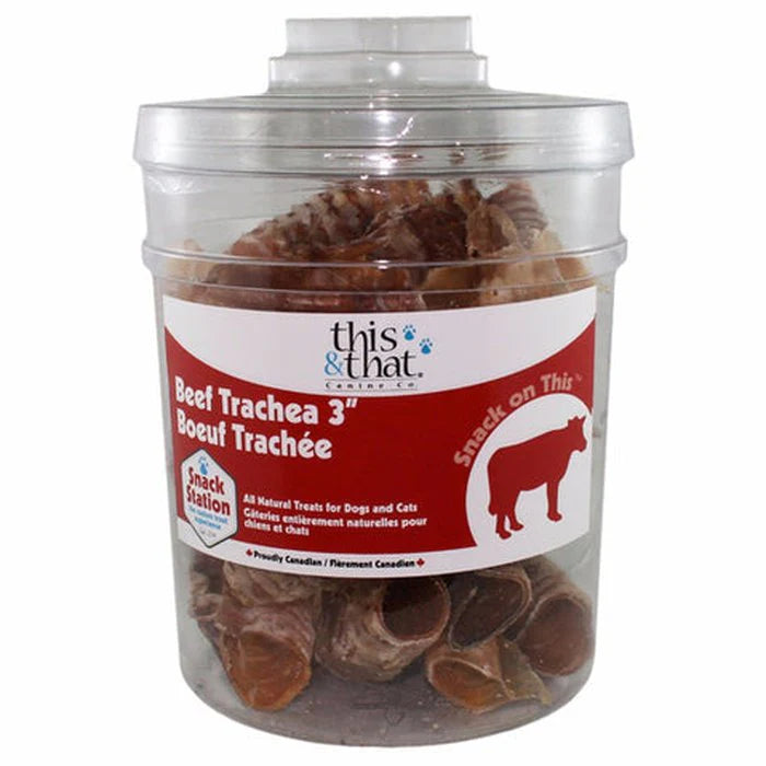 This & That 6 PCS	 3 " Beef Trachea