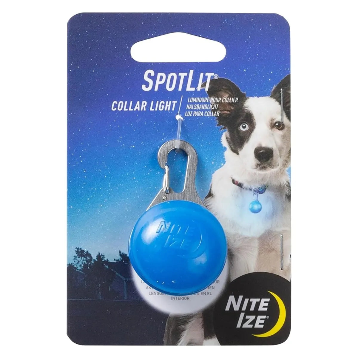 Nite Ize Pet Lit Collar Light Tag Blue